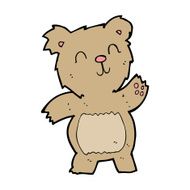 cartoon teddy bear N432