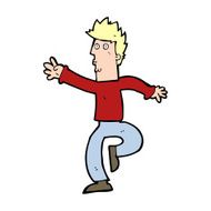 cartoon urgent man N14