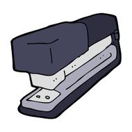 cartoon office stapler N13