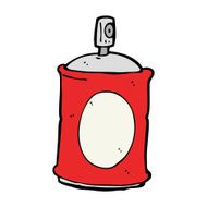 cartoon spray can N133
