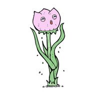 cartoon flower N612