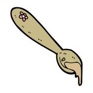 cartoon porridge spoon N6