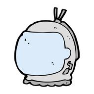 cartoon astronaut helmet N66