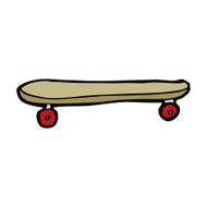 Cartoon Skateboard N102