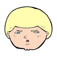 cartoon annoyed man N118
