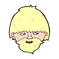 cartoon bearded man N82