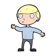 cartoon waving man N96