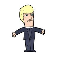 cartoon annoyed boss N14