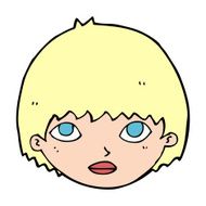 cartoon girl staring N15
