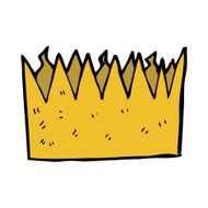 cartoon paper crown N34