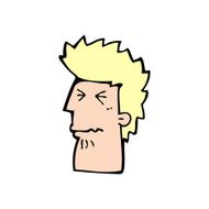 cartoon unhappy man N24