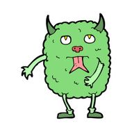 funny cartoon monster N59