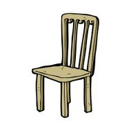 cartoon old chair N39