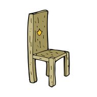 cartoon old chair N40