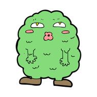 funny cartoon monster N60