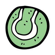 Cartoon Tennis Ball N40