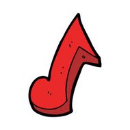 cartoon musical note N46