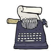 Cartoon Typewriter N11