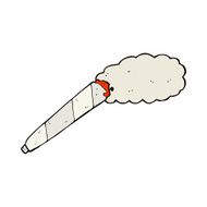 cartoon marijuana cigarette N22