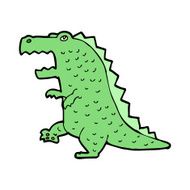 cartoon dinosaur N217