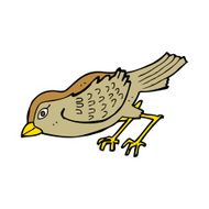 cartoon garden bird N59