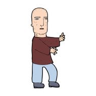 cartoon tough man N27