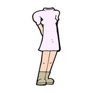 cartoon female body (add photos or mix and match cartoons) N327