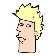 cartoon nervous expression N14