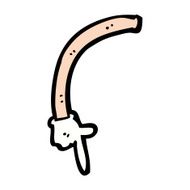 cartoon pointing arm N40