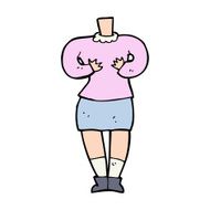 cartoon female body (add photos or mix and match cartoons) N331