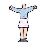 cartoon female body (add photos or mix and match cartoons) N332