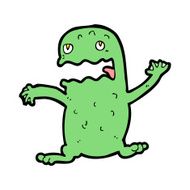cartoon funny frog N28