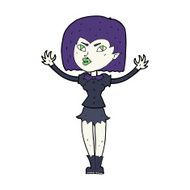 Cartoon Vampire Girl N343