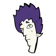 cartoon vampire head N54
