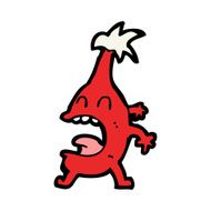 cartoon funny christmas creature N55
