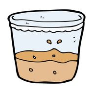cartoon glass of rum N11