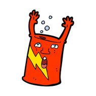 cartoon soda can character N12