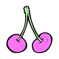 cartoon cherries N45