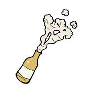 Cartoon Beer Bottle N21