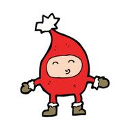 cartoon funny christmas character N20