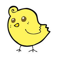 Cartoon Bird N542