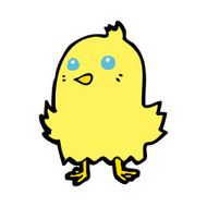Cartoon Bird N544