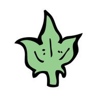 cartoon leaf symbol N70