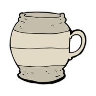 cartoon big mug N15