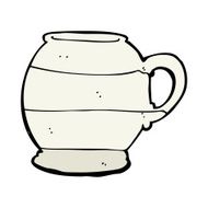 cartoon old style mug N15