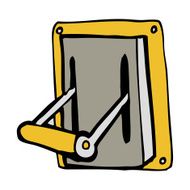 cartoon industrial machine lever N15