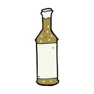 Cartoon Beer Bottle N22