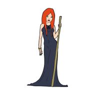 cartoon sorceress N12