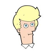 cartoon staring face N20