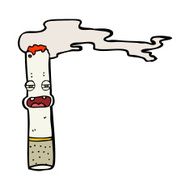 cartoon cigarette character N6